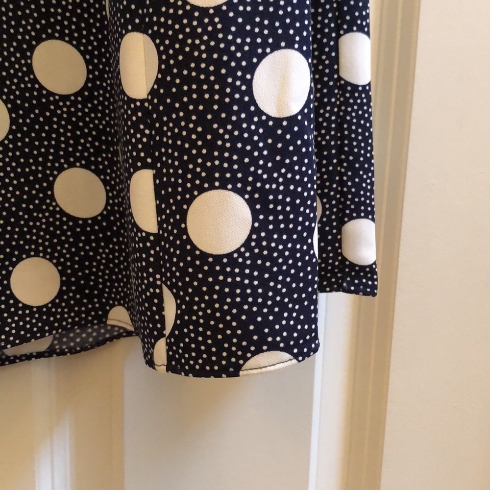 Boden Navy Spot On Spot Skirt 8 - Picture 7 of 9